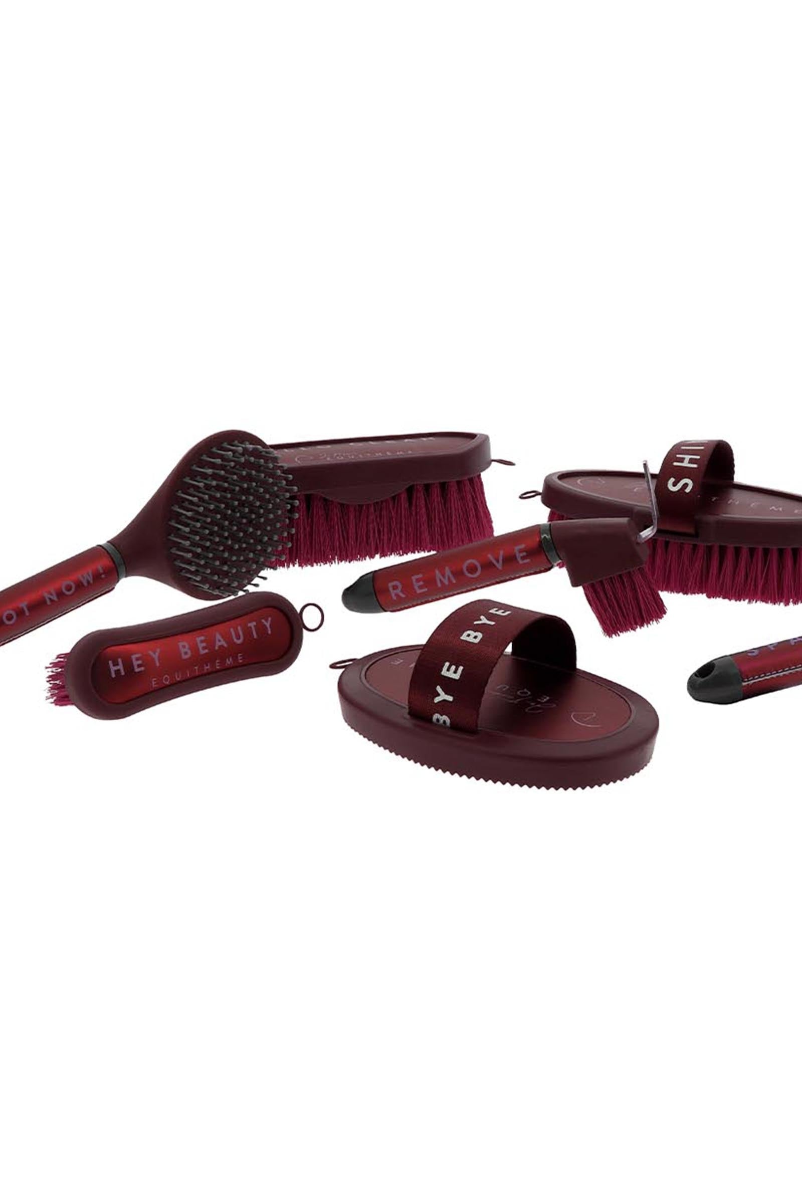 Equi Theme EQUITHÈME Je t'aime Soft Brush Horse Grooming Tools
