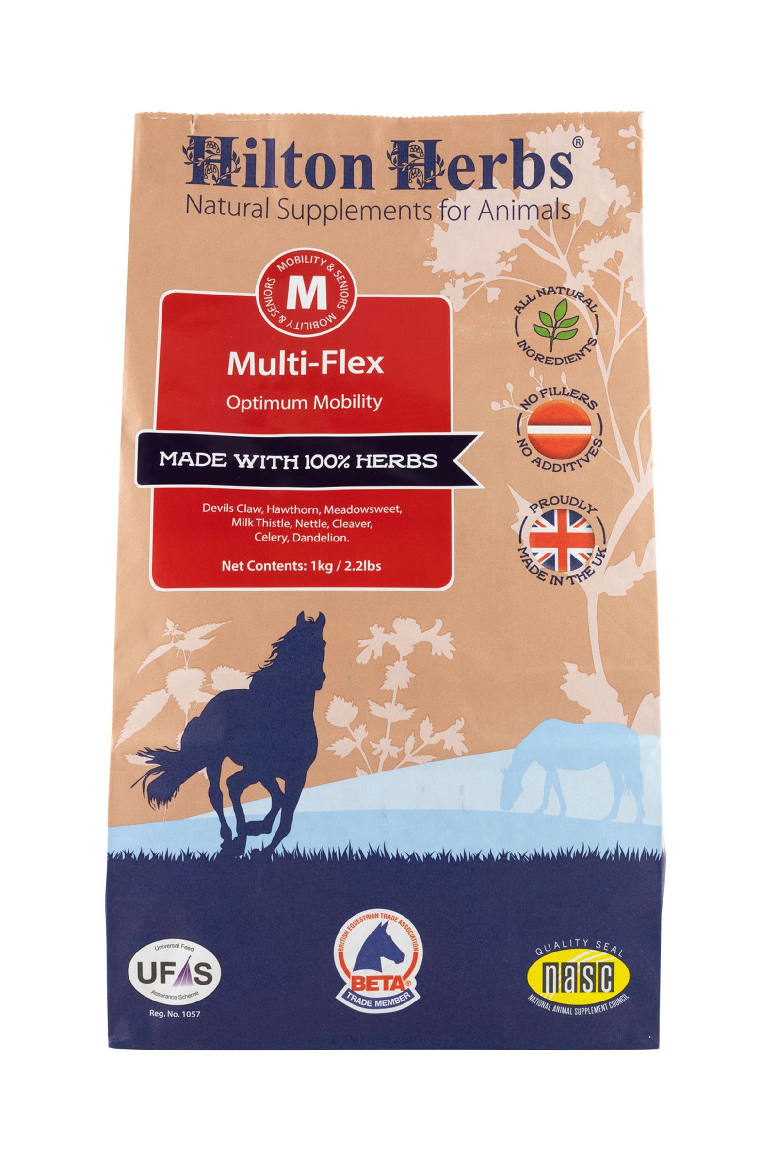 Hilton Herbs Multiflex 1Kg Tub Horse Feed & Nutrition