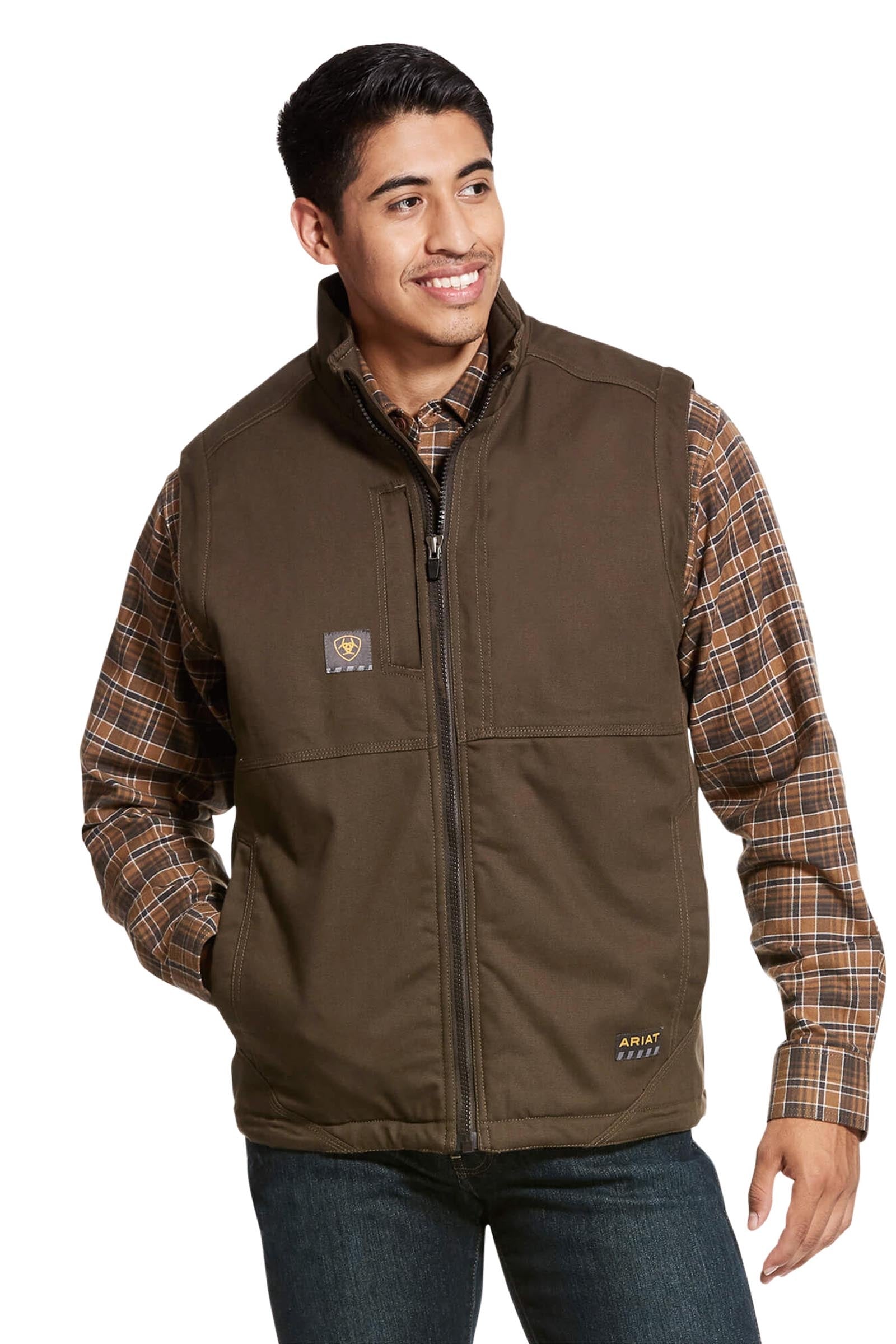 Ariat Rebar DuraCanvas Men's Sleeveless Vest Mens Riding Clothing