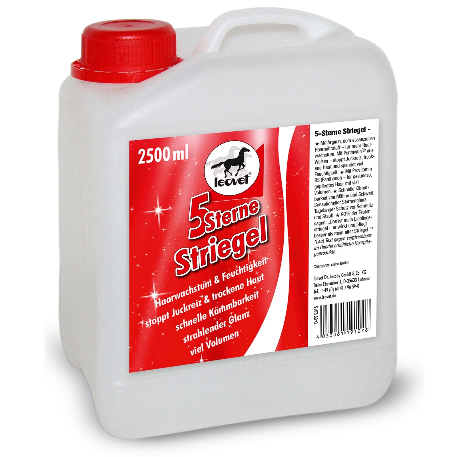 Leovet 5-Sterne Striegel Detangler, 2500ml Horse Health Care