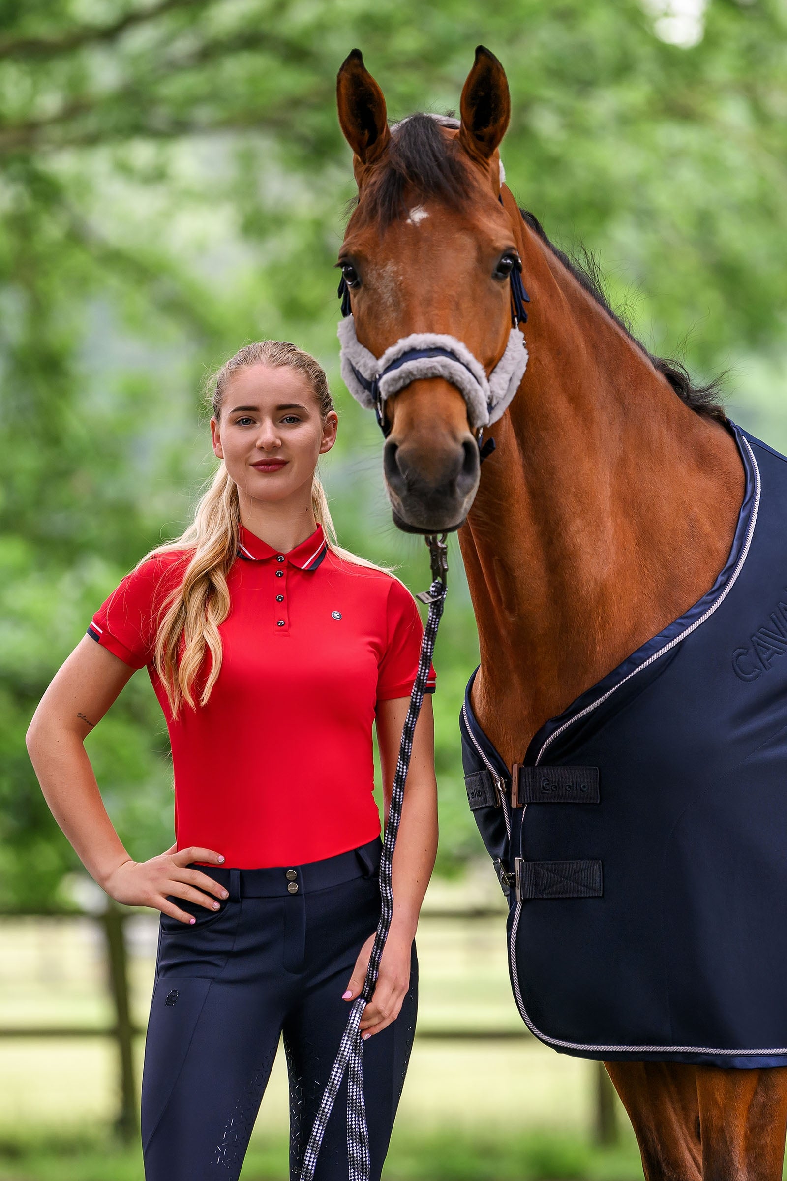 Cavallo CAVALNEHLE Women's Functional Poloshirt Women’s Riding Clothing