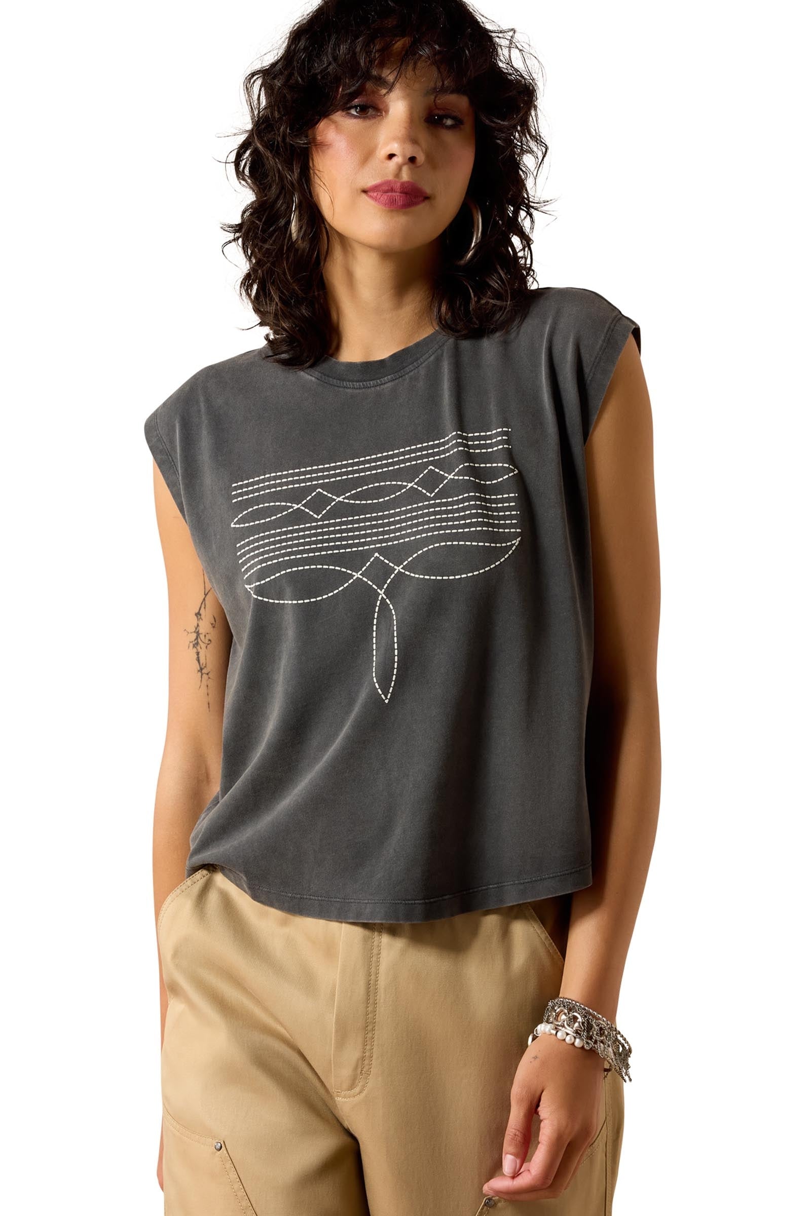 Ariat Women's Dallas Cropped T-Shirt Women’s Riding Clothing
