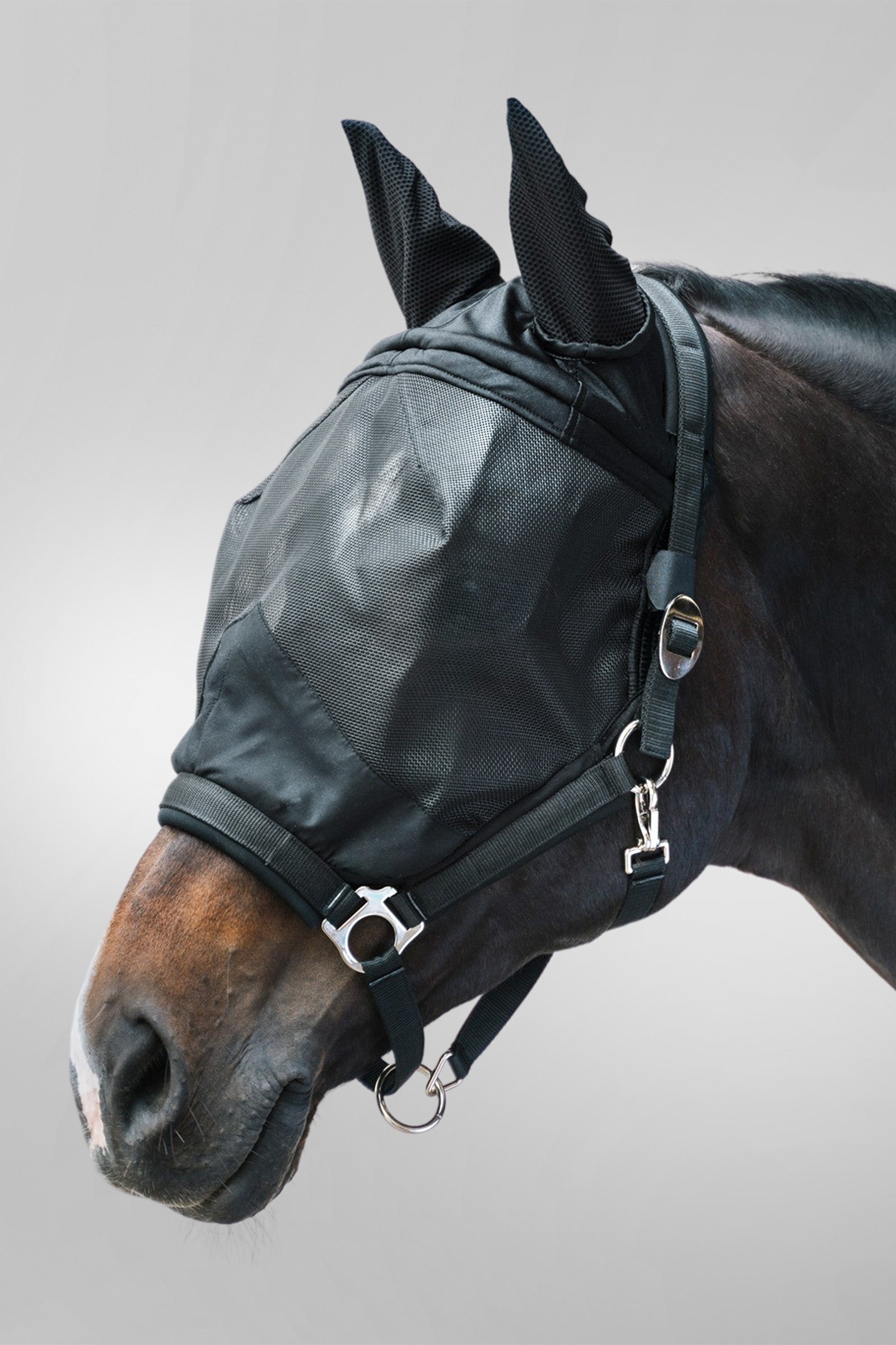 Waldhausen Premium Fly Mask with Halter Antifly Protection for Horses