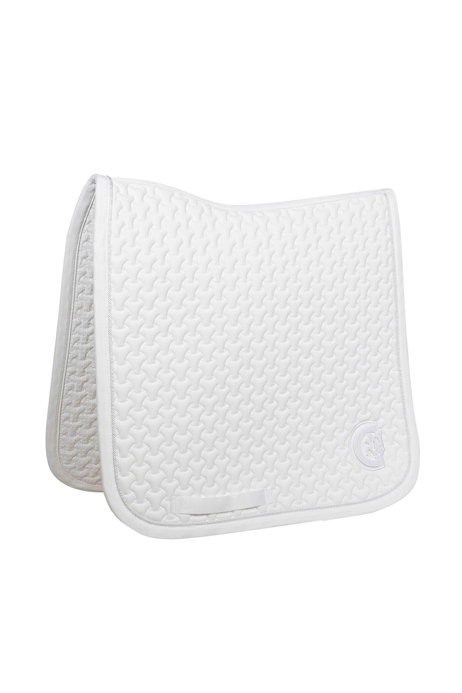 Kentucky Horsewear Saddle Pad Plaited 3D Logo Dressage Saddle Pads