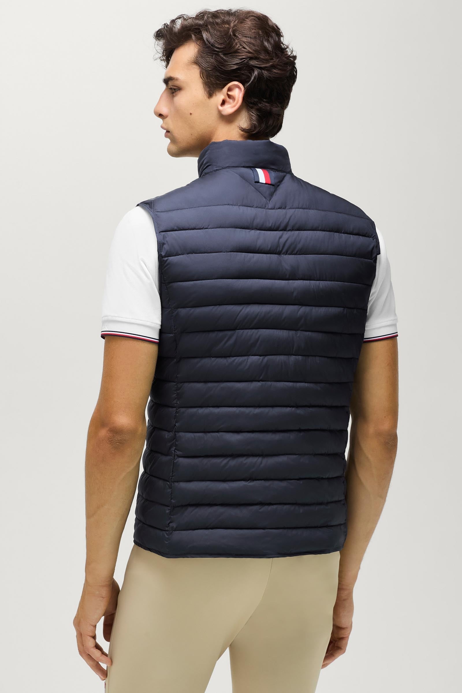 Tommy Hilfiger Equestrian Montero Men's Quilted Vest Mens Riding Clothing