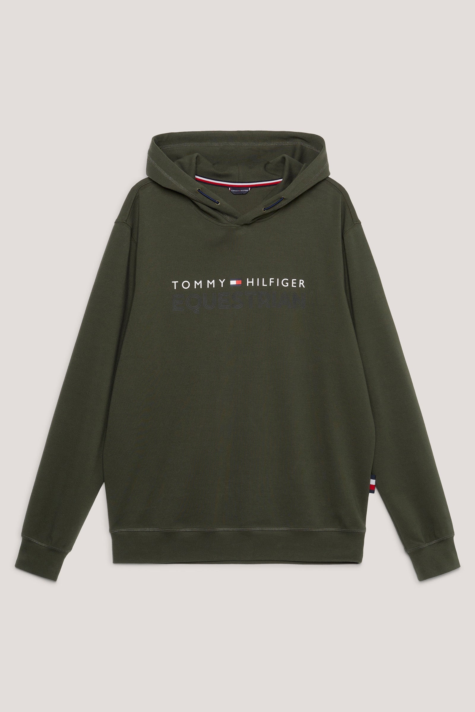 Tommy Hilfiger Equestrian London Logo Fleece Hoodie Mens Riding Clothing