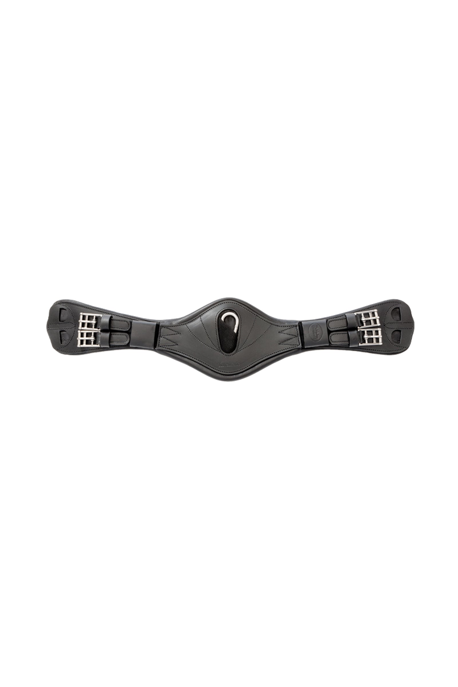 Kavalkade Julius Oiled Leather Short Girth With Elastic Saddles, Girths & Stirrups