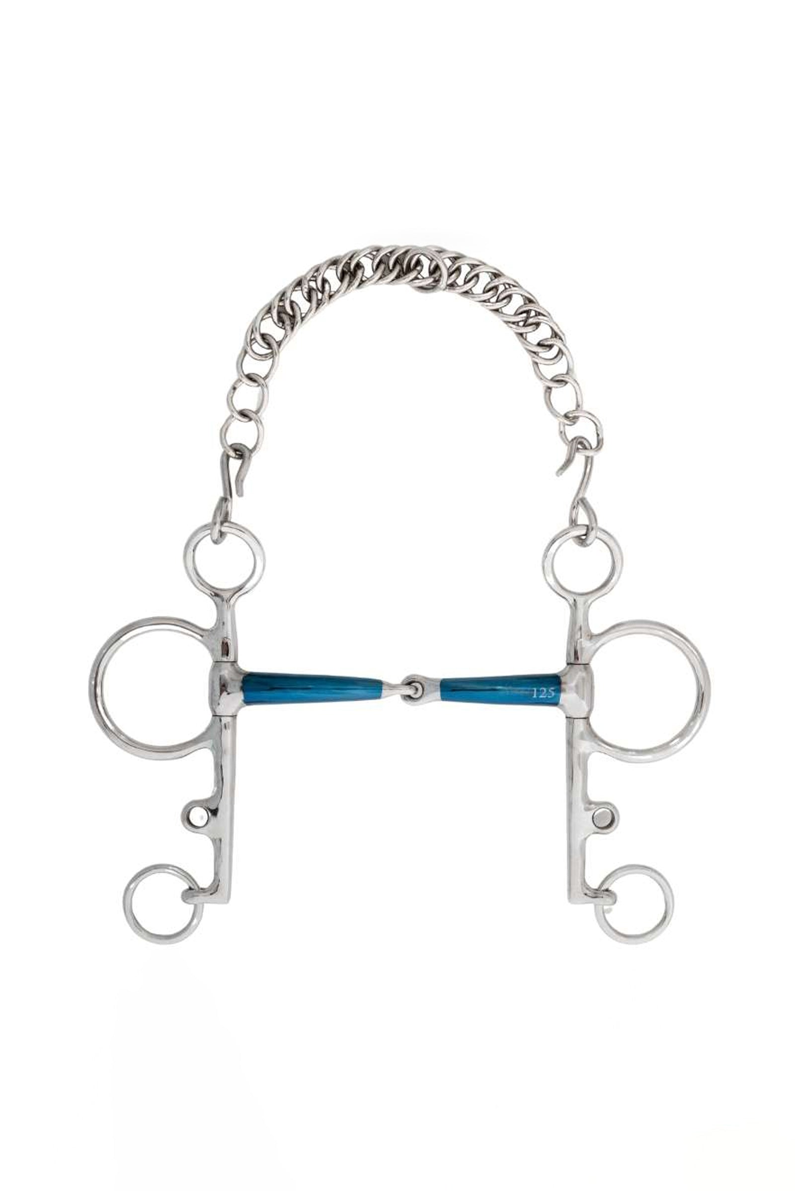 Kavalkade Ergonomic Pelham Single Jointed, Long, 14 mm Horse Bits