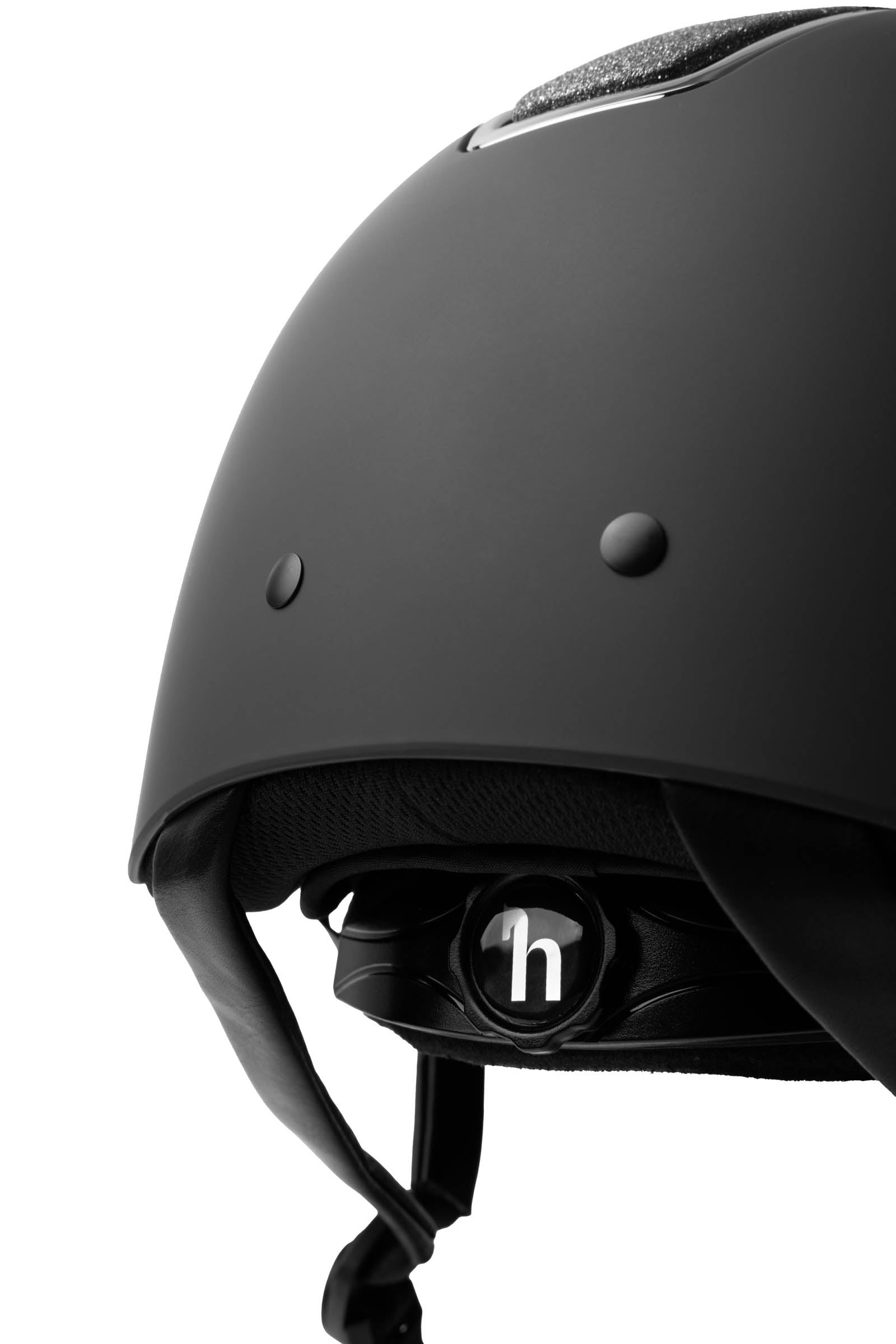 Horze AURORA Riding Helmet – Black/Dark Grey – horze