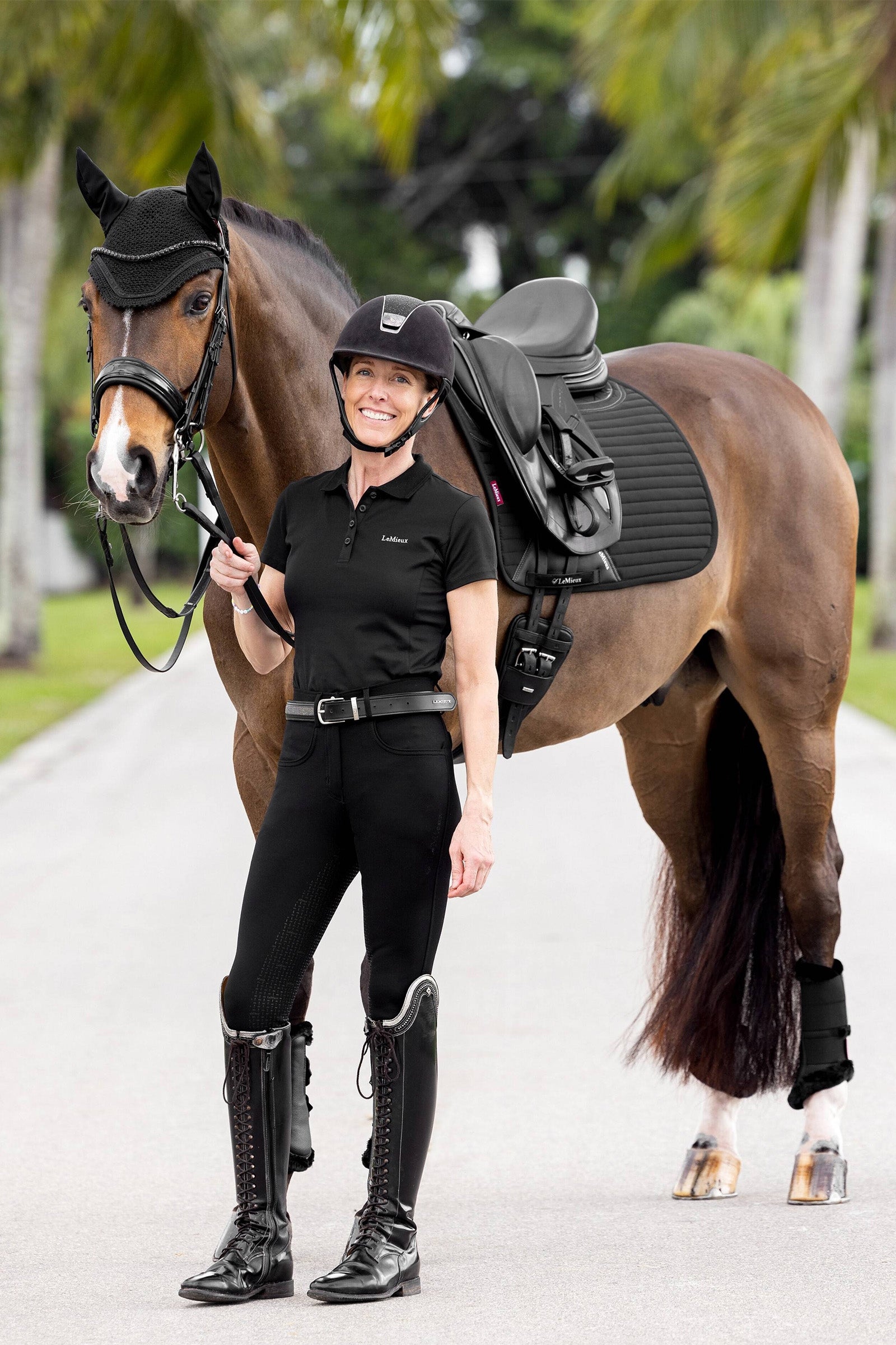 LeMieux Soft Shell Anti Slip Dressage Saddle Pad Saddle Pads