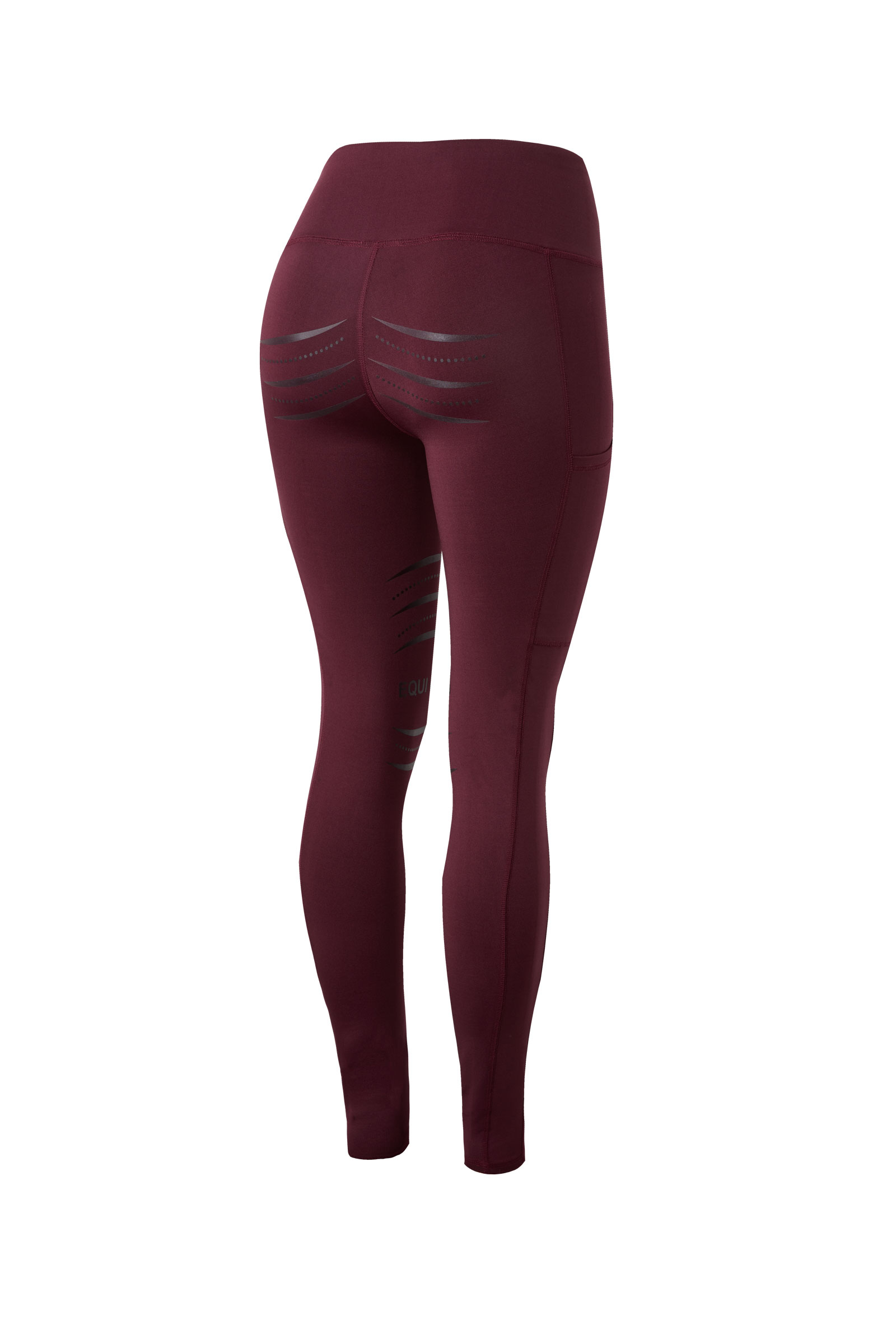 Women's Silicone Full Seat Riding Tights with Phone Pockets